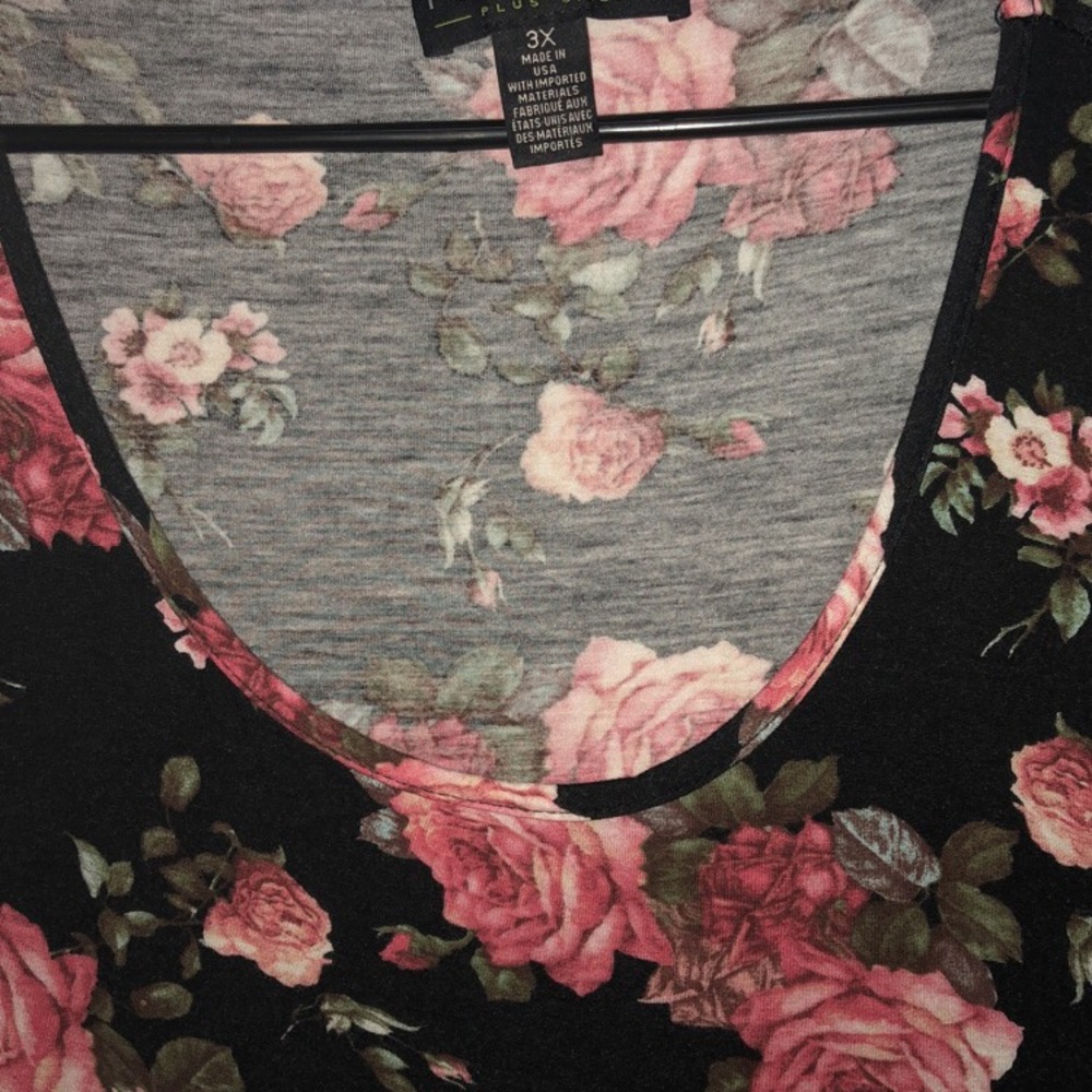 Forever 21 lace bottom shirt